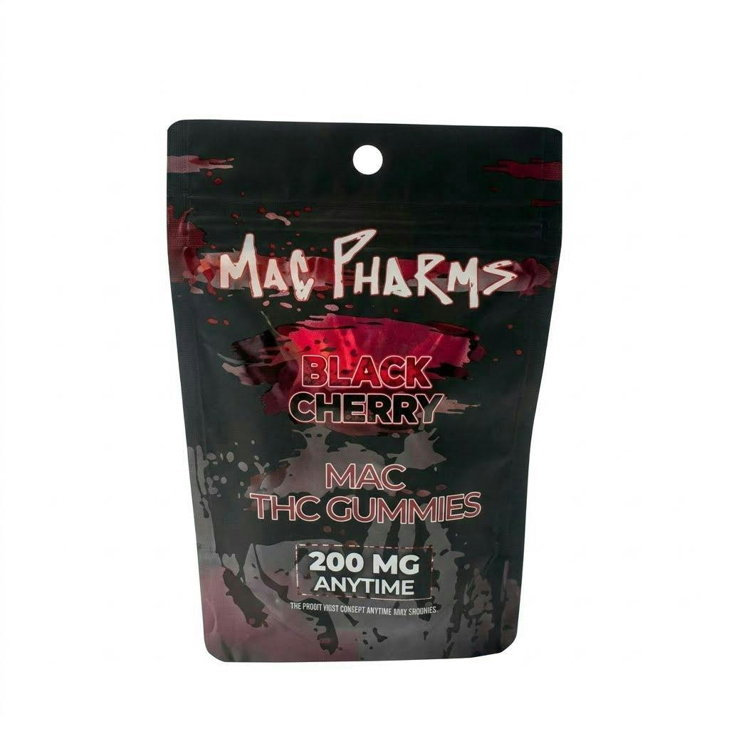 Buy Mac Pharms - 200mg Gummies - Black Cherry Edibles Cannabis