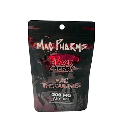Mac Pharms - 200mg Gummies - Black Cherry - EDIBLES by Mac Pharms at King of Budz
