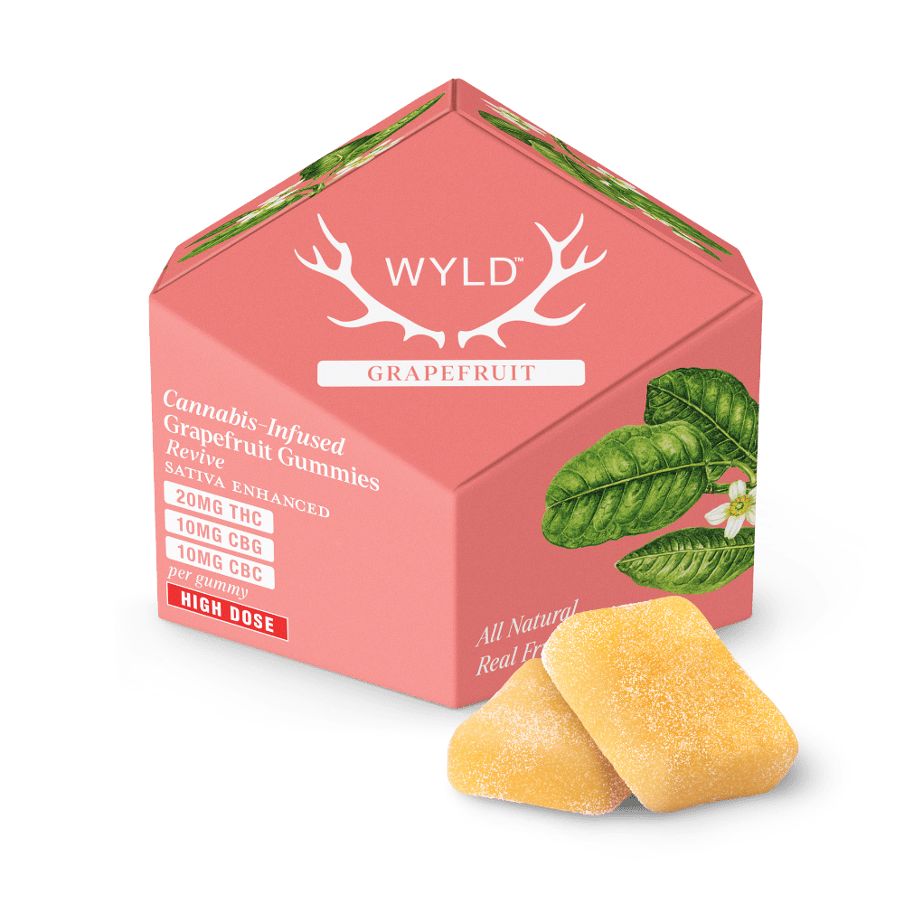 200mg | Grapefruit 2:1:1 CBG:CBC Sativa Enhanced Gummies