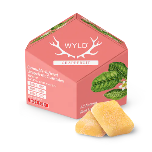 200mg | Grapefruit 2:1:1 CBG:CBC Sativa Enhanced Gummies-active
