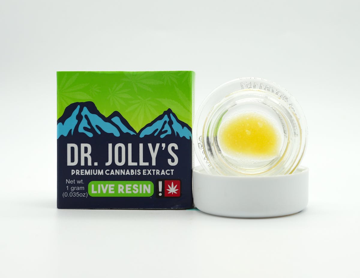 Photo of Dr. Jolly’s 1g ALIEN SOUR APPLE Live Resin