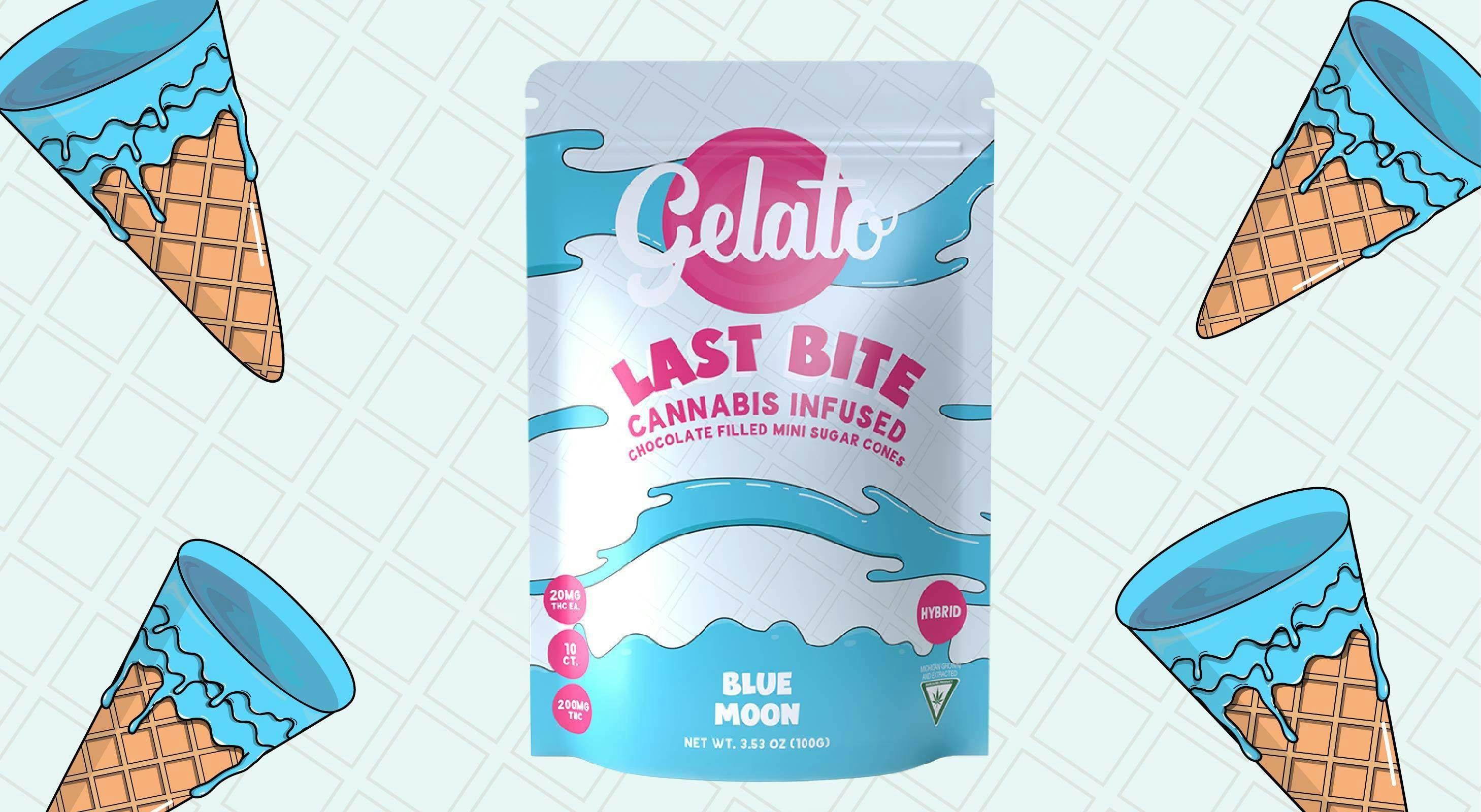 Product: Gelato | Last Bite Mini Cones - 200mg - Blue Moon