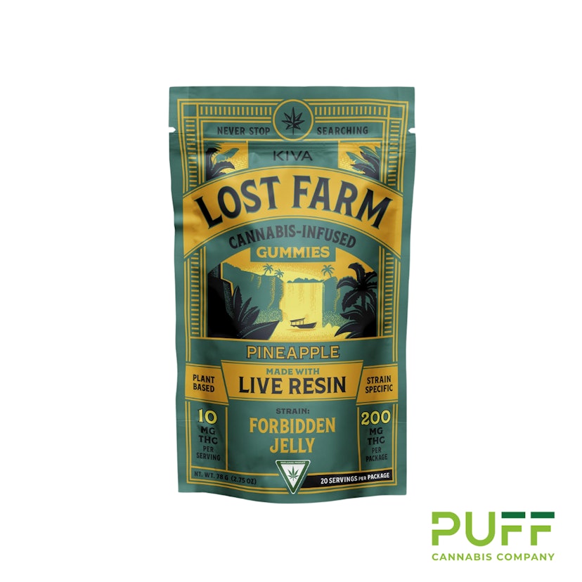 Lost Farms | 200mg Live Resin Gummies | Cherry Mango