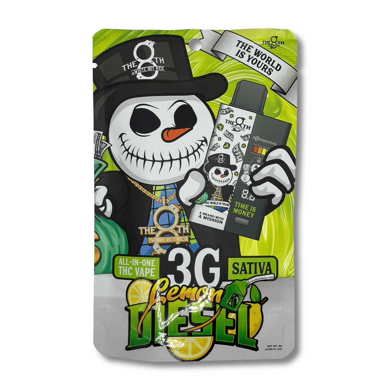 Product: White Boy Rick | Live Resin Disposable - 3g - Lemon Diesel