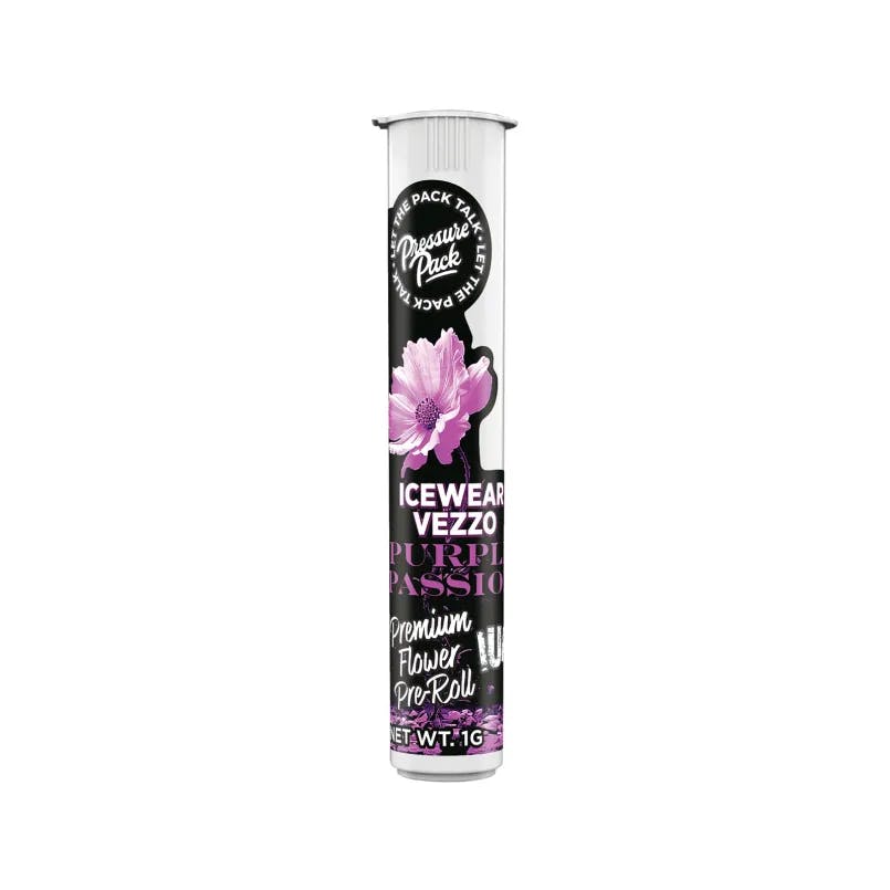 Pressure Pack x Ice Wear Vezzo - 1g Preroll - Purple Passion