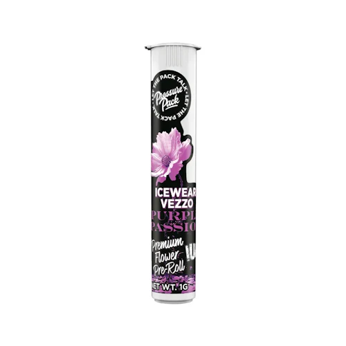 Pressure Pack x Ice Wear Vezzo - 1g Preroll - Purple Passion