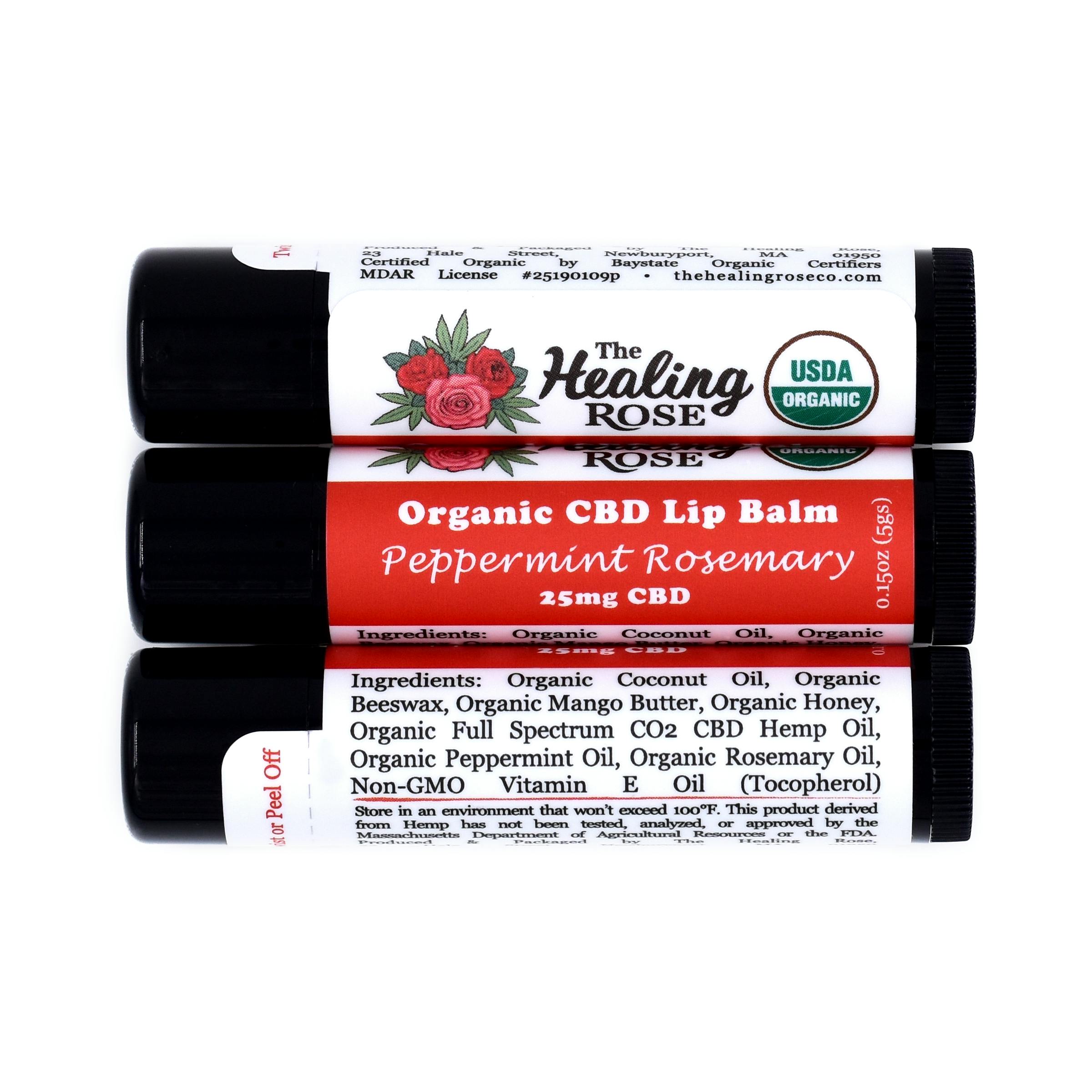 Product: Lip Balm | Organic Peppermint + Rosemary | [25mg]