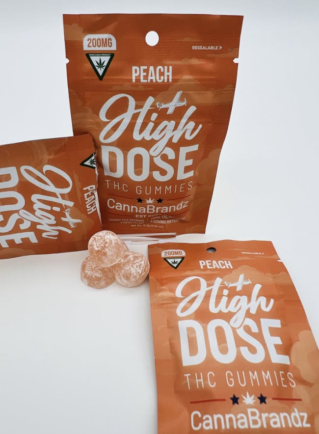 High TeHC | Gummies - 200mg - Peach