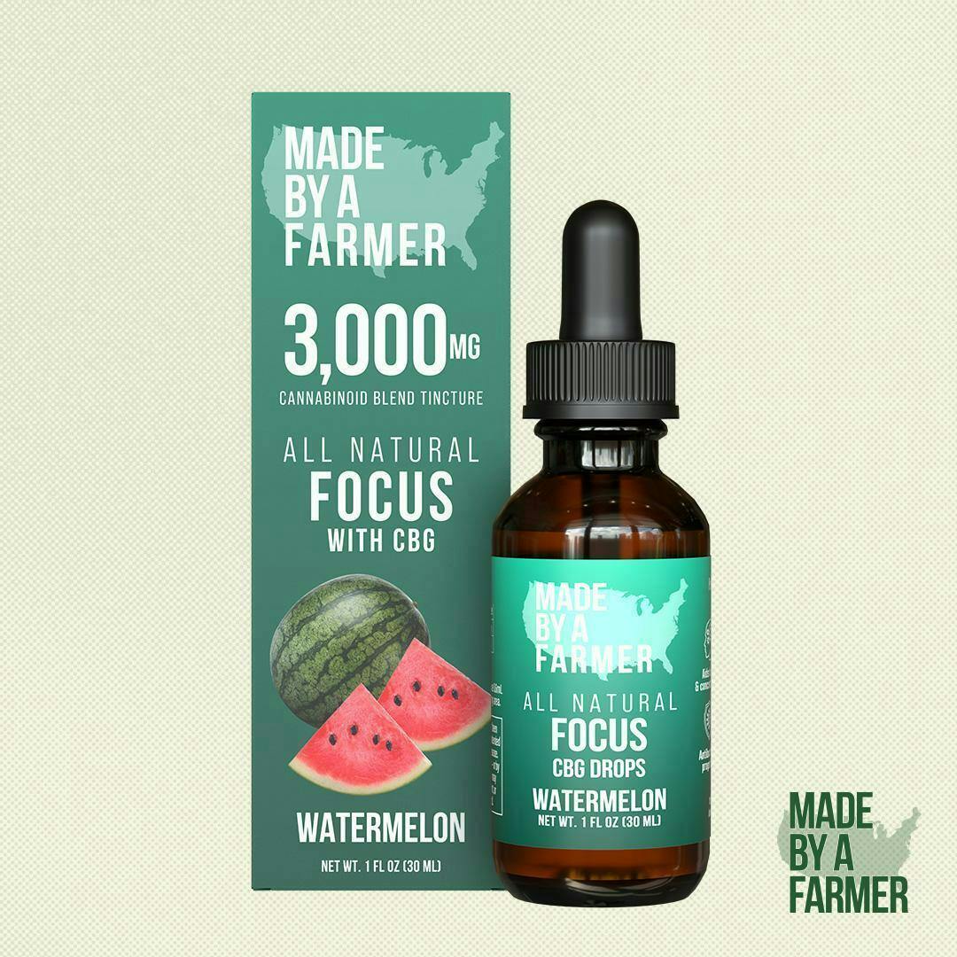 Made By A Farmer - 3000mg CBG Tincture - Watermelon