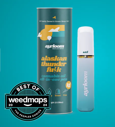 Ayrloom | Alaskan Thunder Fuck | Sativa Hybrid | Disposable | 1g-2
