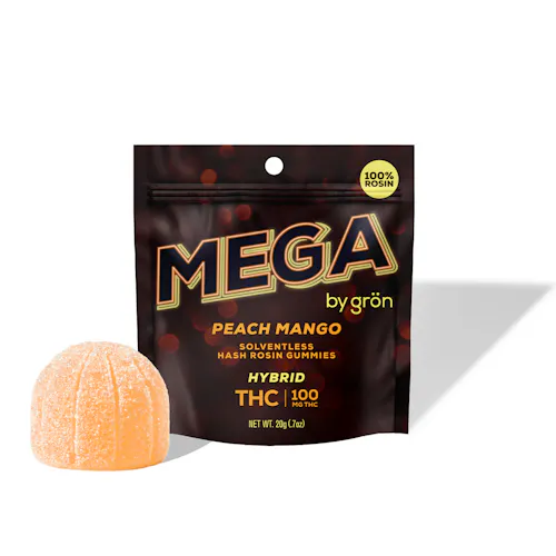 Gron | Peach Mango (MEGA) Live Rosin | 100MG-active