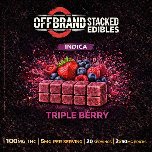 Triple Berry (I) -100mg Gummies-1