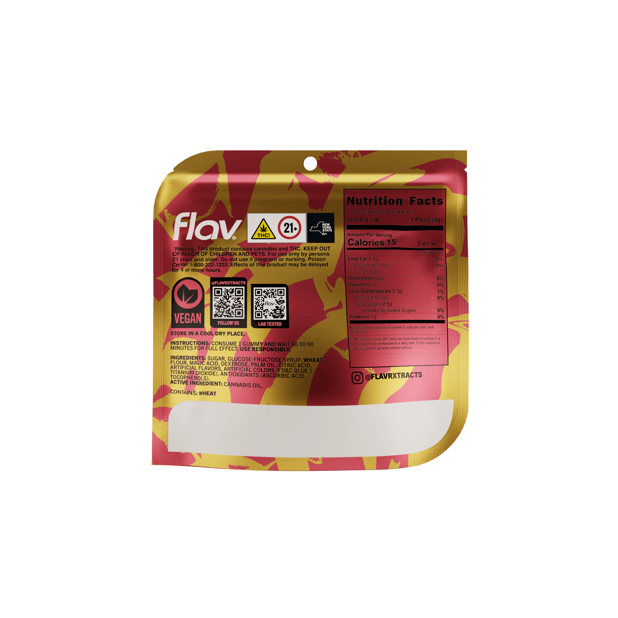 Photo of Flav Mango | Belts | Live Resin | 100mg | Gummy