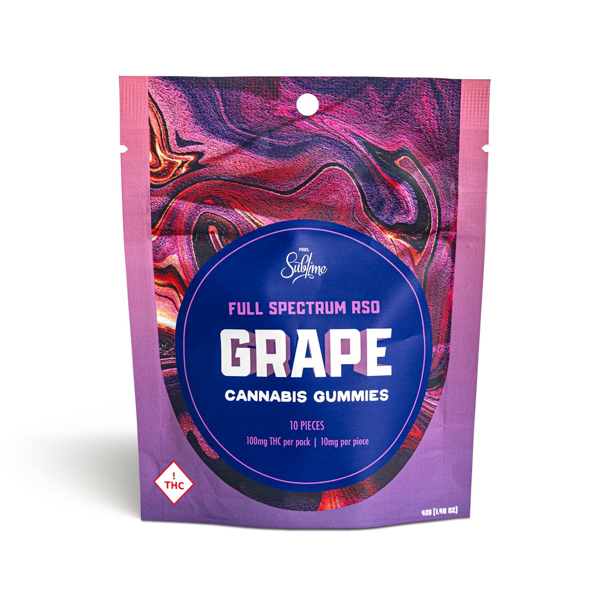 Photo of Grape RSO Gummies – 100mg