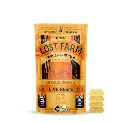 Product: Lost Farm | Citrus Spritz Live Resin Gummies | 200mg*