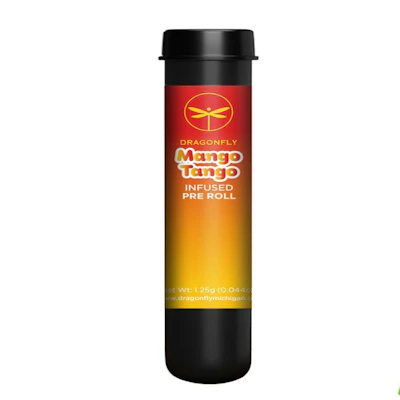 Dragonfly - 1.25g Infused Preroll - Mango Tango - PRE_ROLLS by Dragonfly at King of Budz