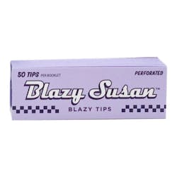 Blazy Susan | Perforated Rolling Tips - Purple 50Pk