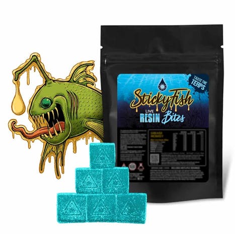image of Sticky Fish | 100mg Live Resin Gummies