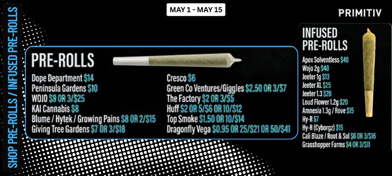 Shop Primitiv Menu Order Online
