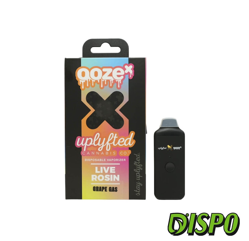 Uplyfted - Grape Gas .5G Live Rosin Disposable