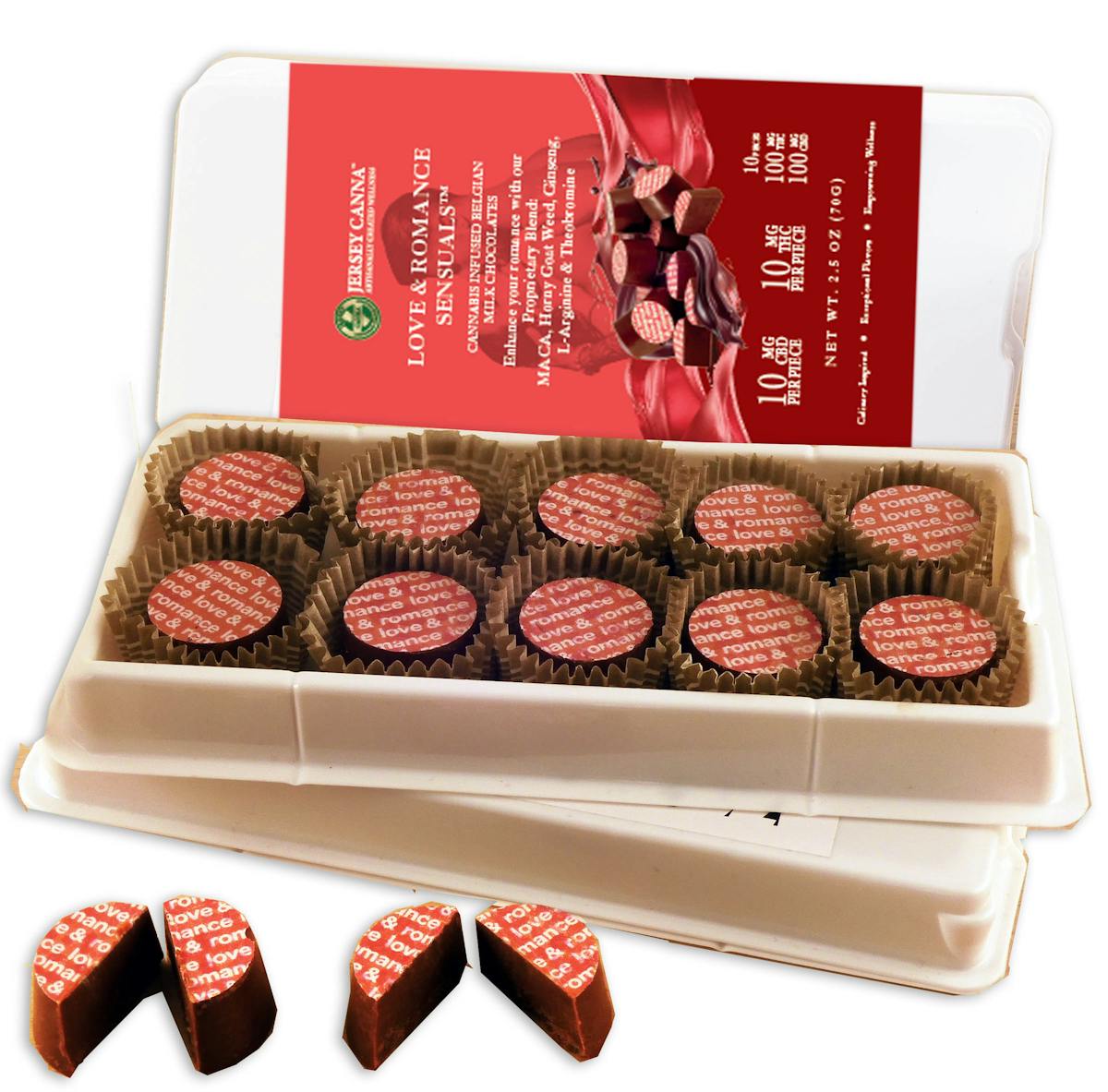 Photo of Inclusion Gourmet l Love and Romance Chocolates l 10 Pieces l 100mg