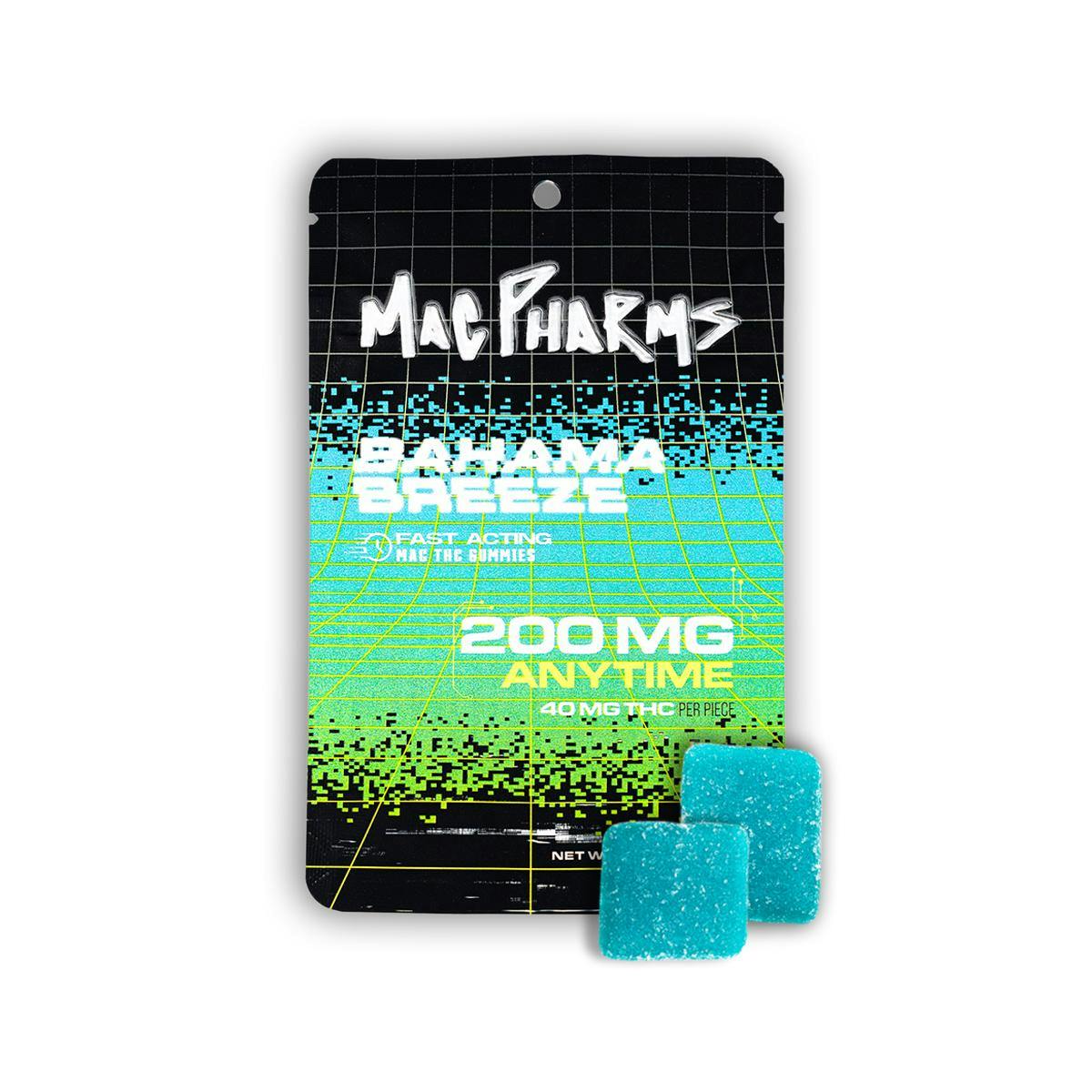 Mac Pharms - 200mg Gummies - Bahama Breeze
