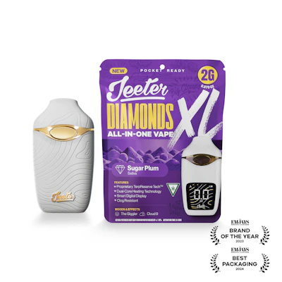 Jeeter - 2g Liquid Diamond Disposable - Sugar Plum - DISPOSABLES by Jeeter at King of Budz