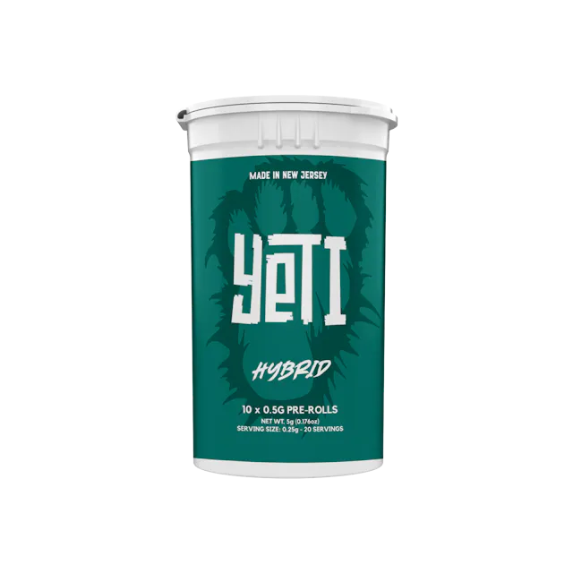 Yeti Pre-Roll Pack Gastro Pop 10pk/5g (indica hybrid, packs)