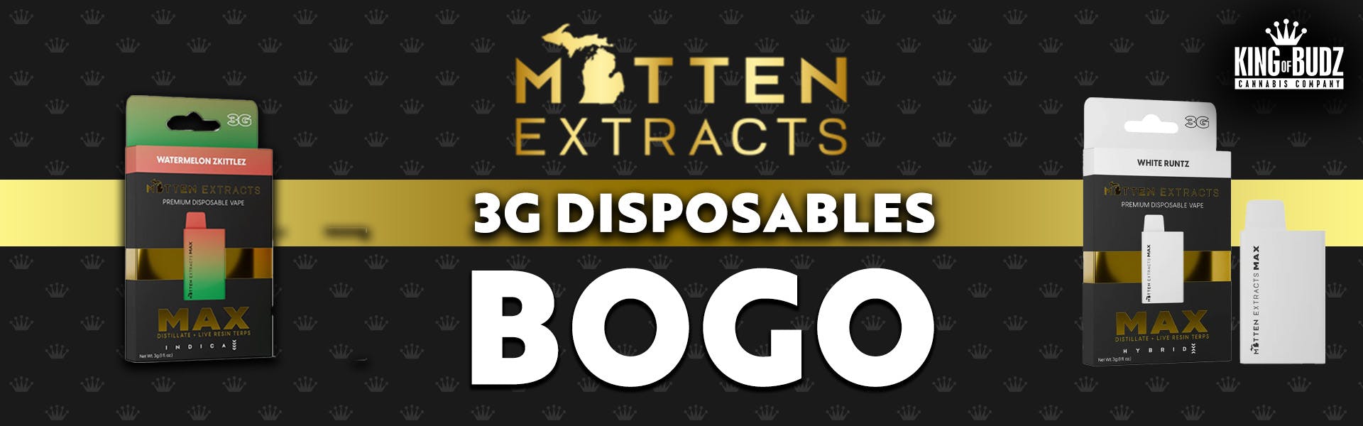 Mitten Extracts - 3g Disposable - BOGO