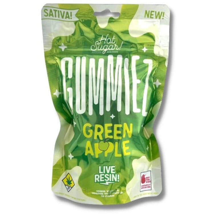 Gummiez: Sativa Green Apple - Live Resin 10pk 100mg