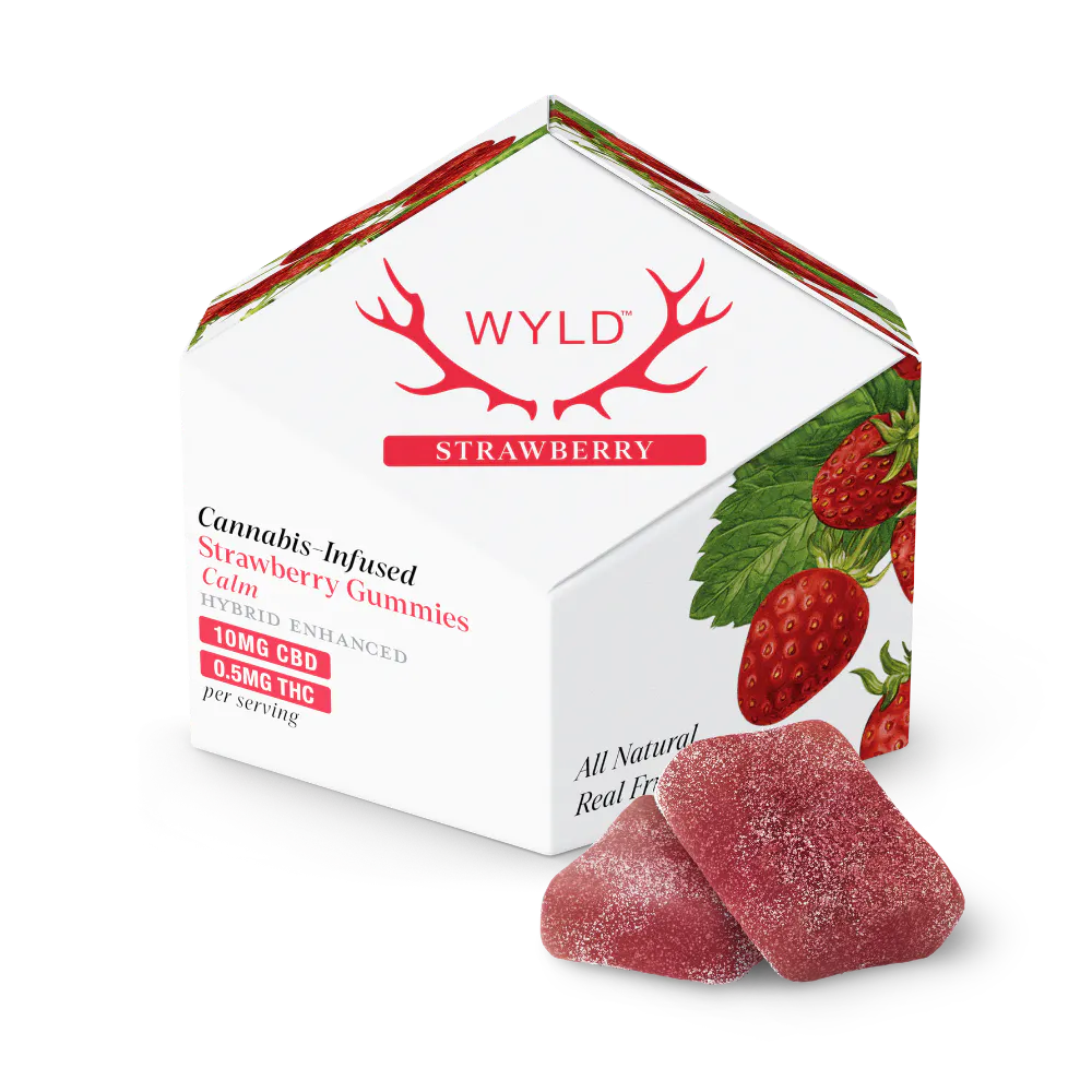 Product Strawberry 20:1 CBD + Hybrid Enhanced Gummies