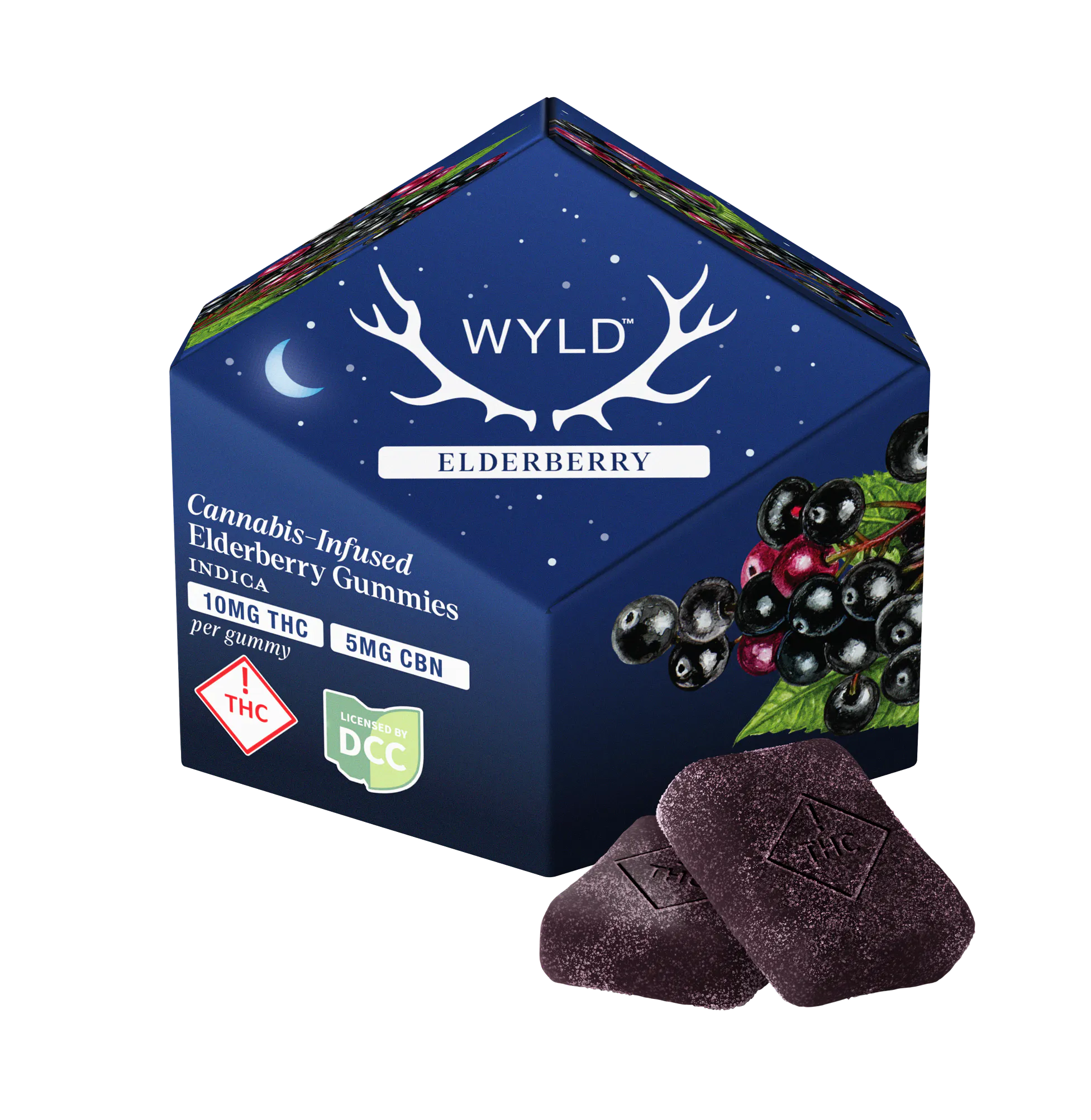 【業務パック】CBNオリジナルハーブ　総CBN1500mg 5g×4 Elderberry 2:1 THC:CBN Gummies | 10 pack at Ascend Dispensary