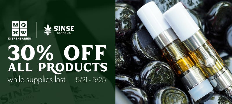 sinse disposable vape Sinse Cannabis Cannabis Products