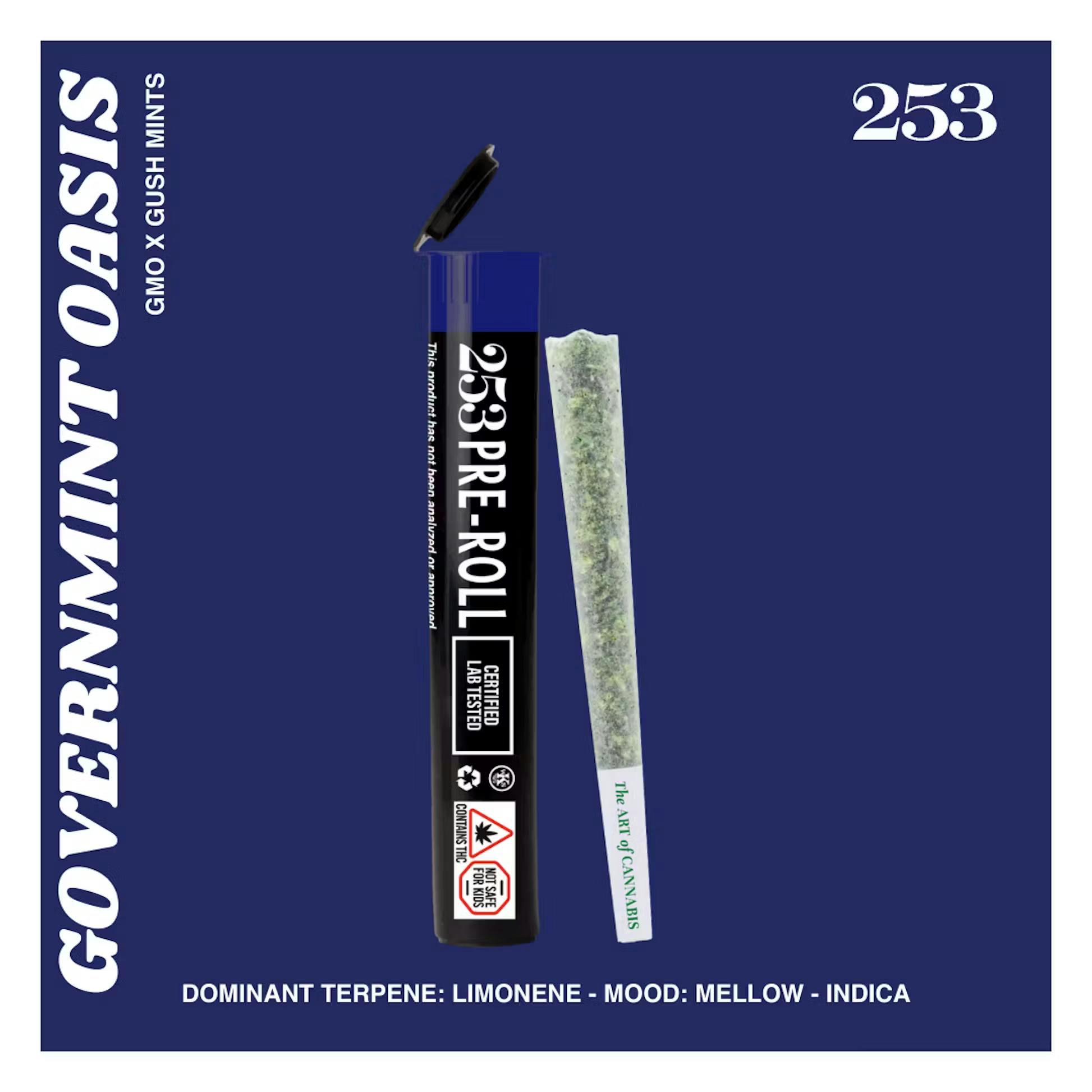 Product Governmint Oasis | Pre Rolls | 1g