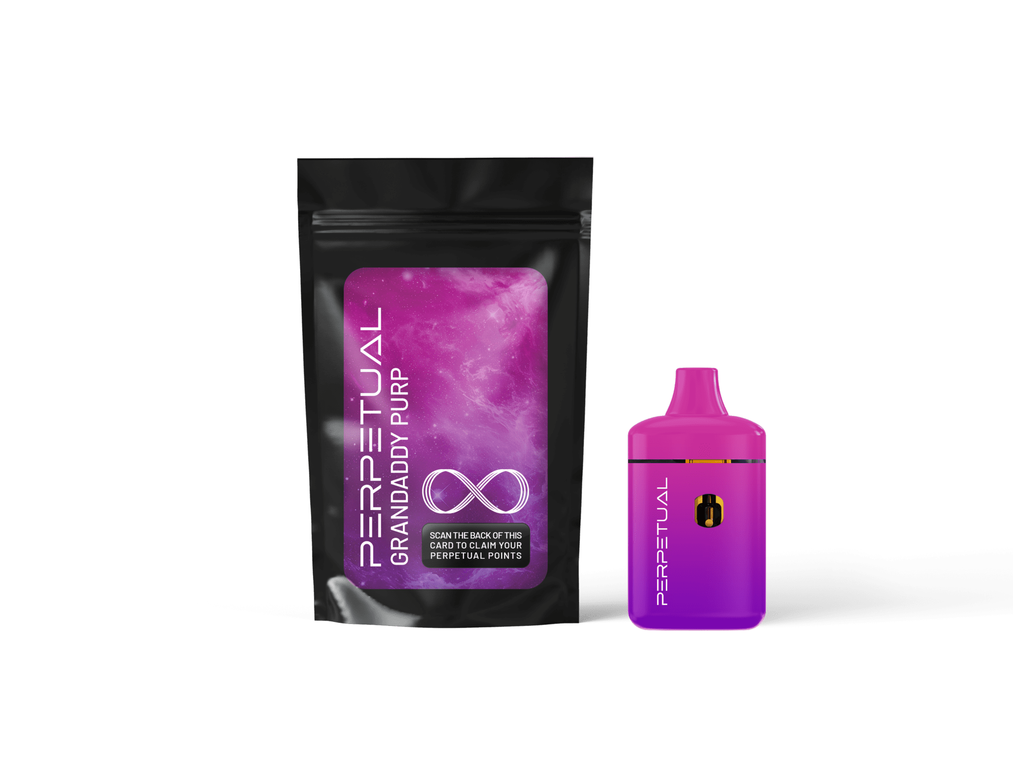 Perpetual - Grand Daddy Purple - Hybrid - Distillate Vape - AIO