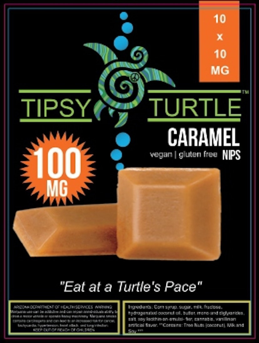 Tipsy Turtle Caramel Nips 100mg