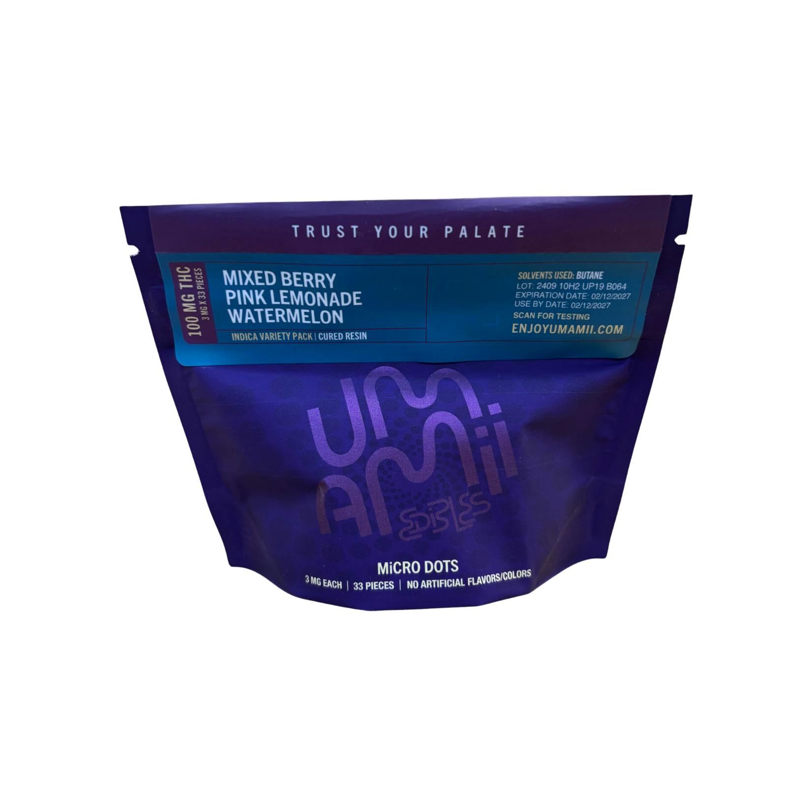 Umami - Indica Full Spectrum Variety Pack - 100mgUmamiiIndicaTHC: 100 mgTERPS: 0.01%Kaya Bliss Summer Special! Spend $500 get $75 Off!+2