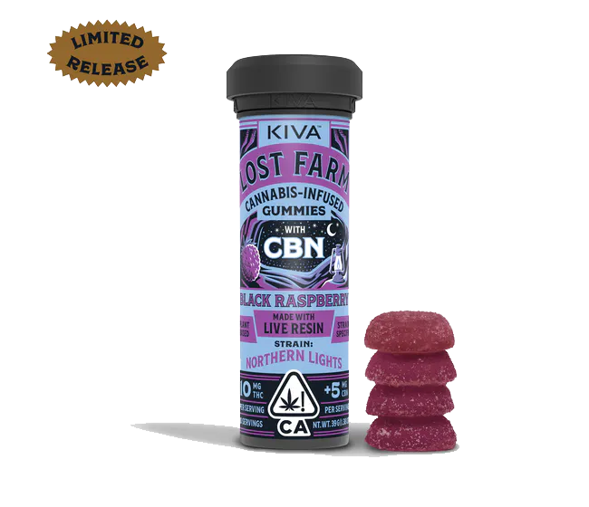 Kiva Lost Farm Gummies - Grape x Purple Dream 100mg at Urbn Leaf