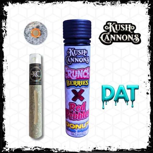 Kush Cannons - 1.8g Rosin Infused Donut - Crunch Berries x Red Pebbles