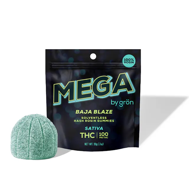Grön Baja Blaze MEGA Rosin - THC - Sativa