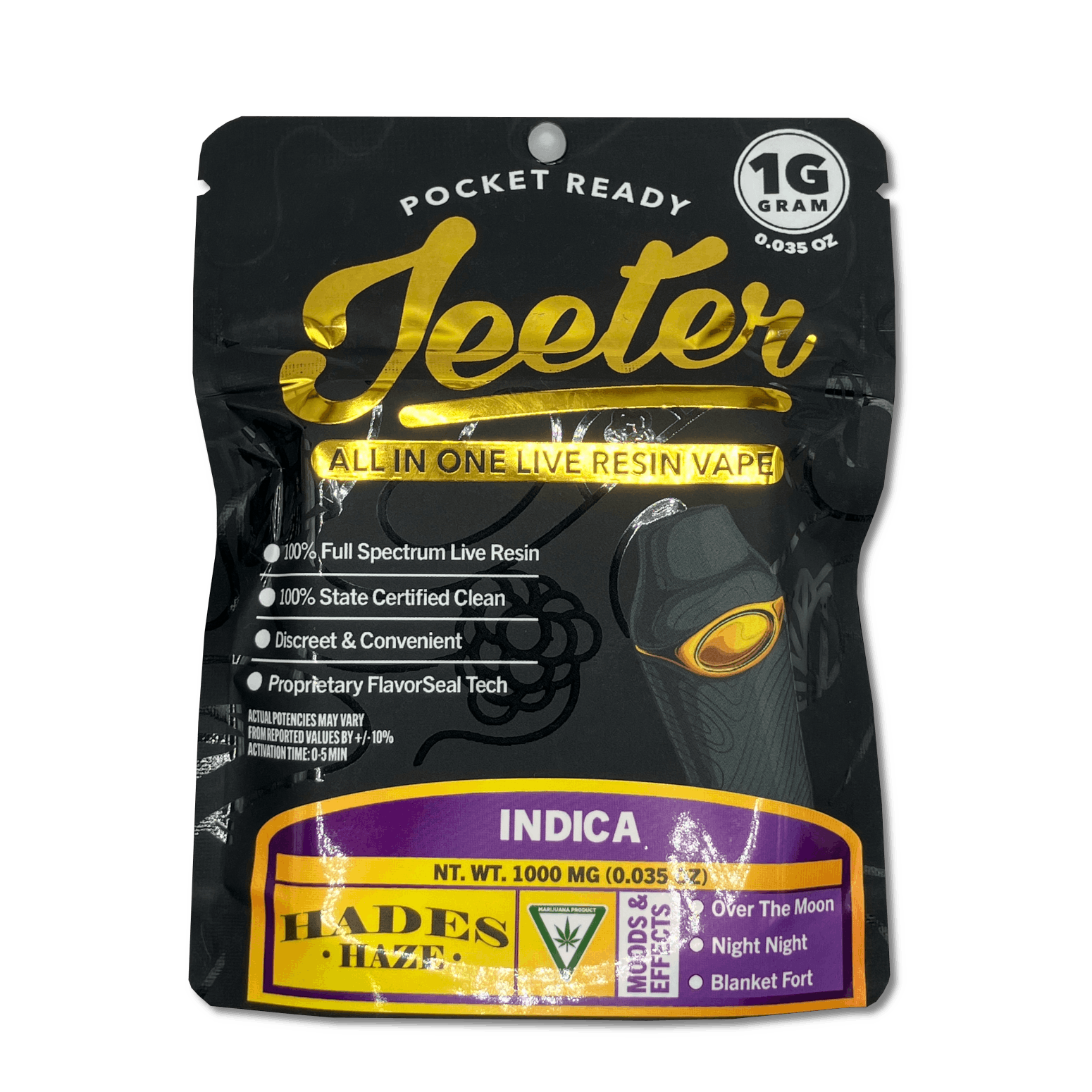 Product: Jeeter | Live Resin Disposable Vape - 1g - Headspace