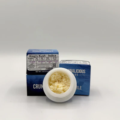Cannalicious - 2g Crumble Baller Jar - Kings Kush