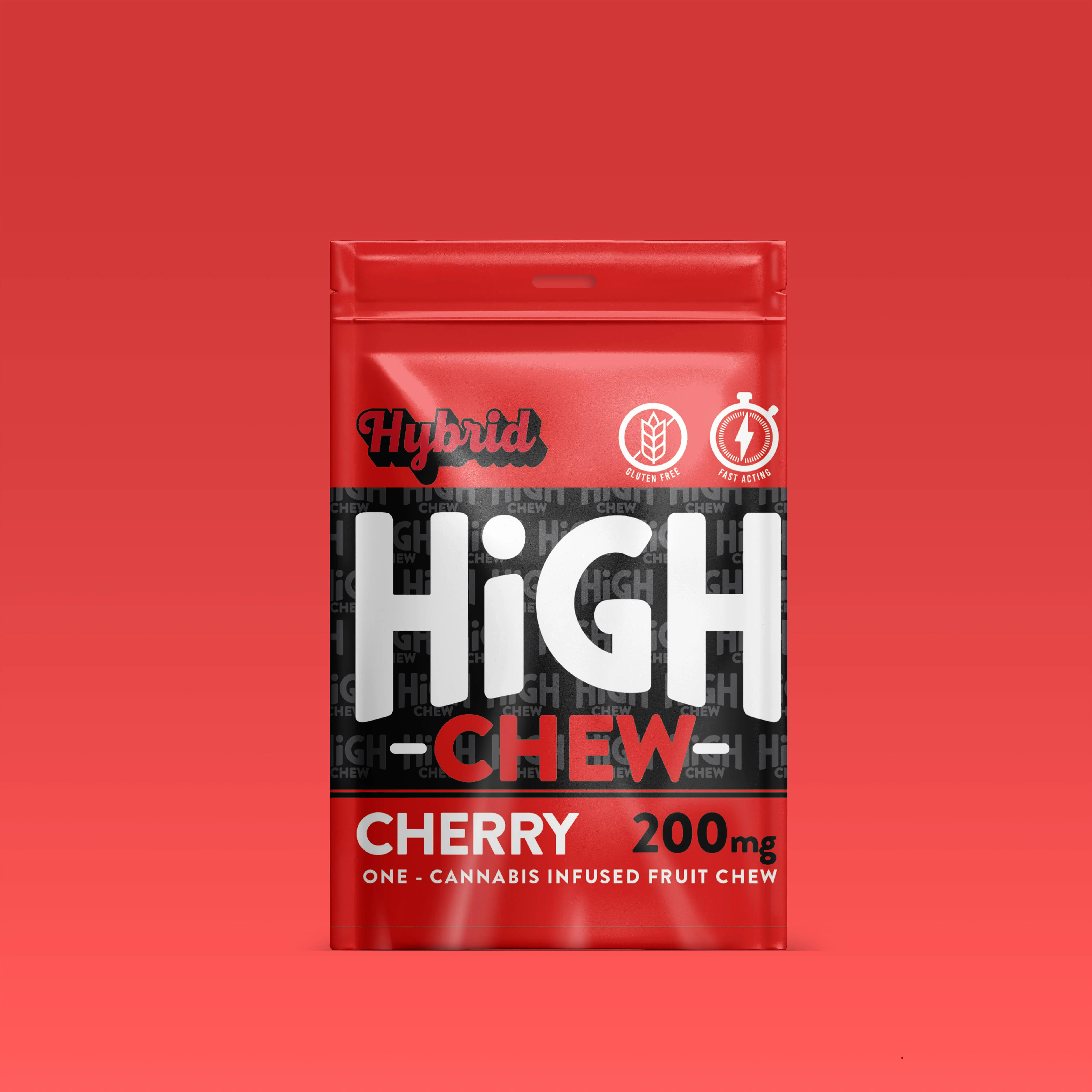 High Chew Cherry Hybrid Gummy | 200mg | Higher Love Norway