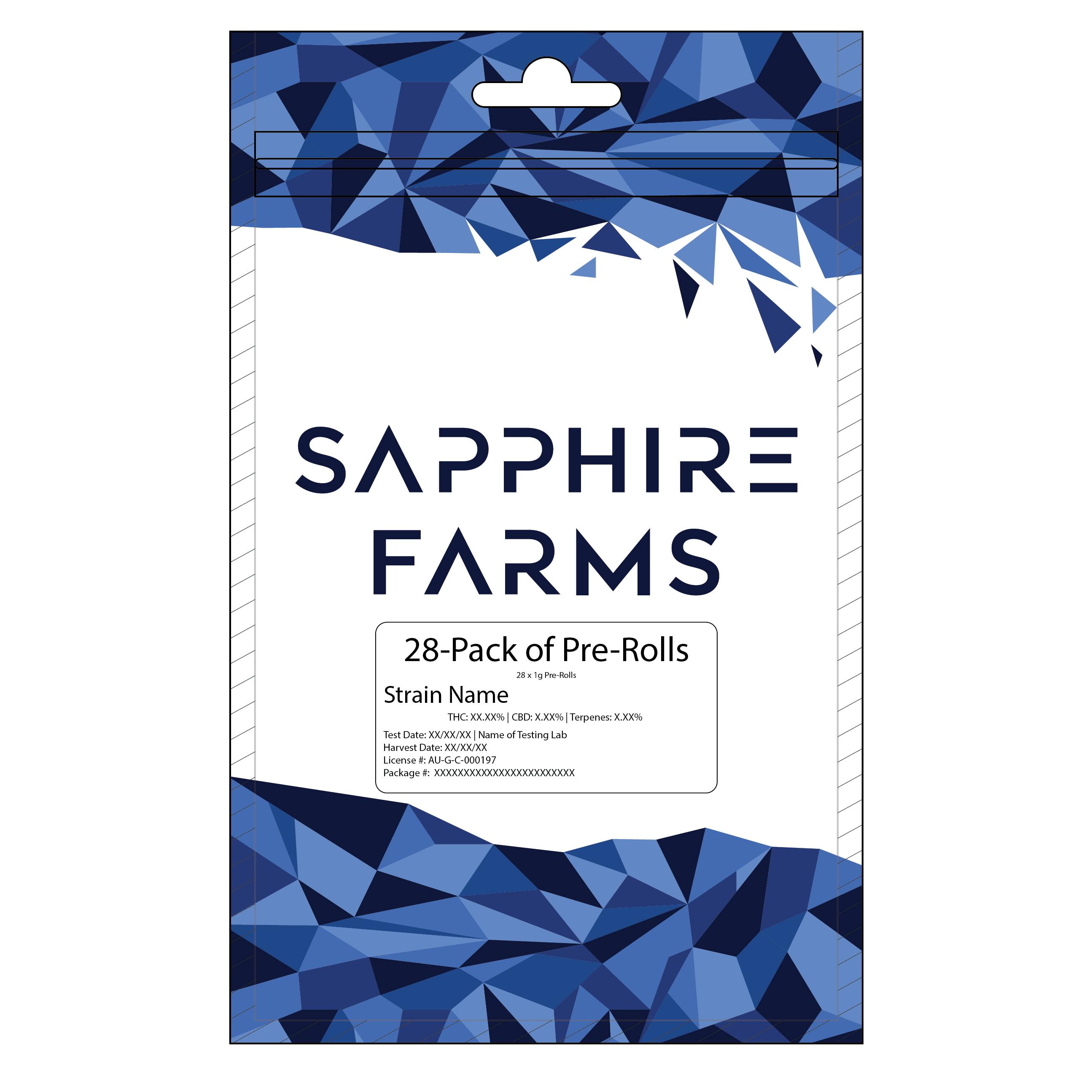 Sapphire Farms Super Boof 28-Pack Pre-Rolls | Higher Love Menominee