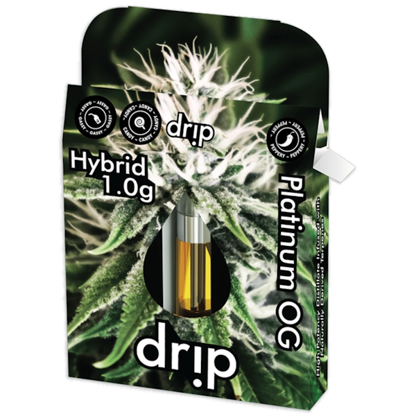 Drip | Platinum OG Distillate Cartridge | 1g