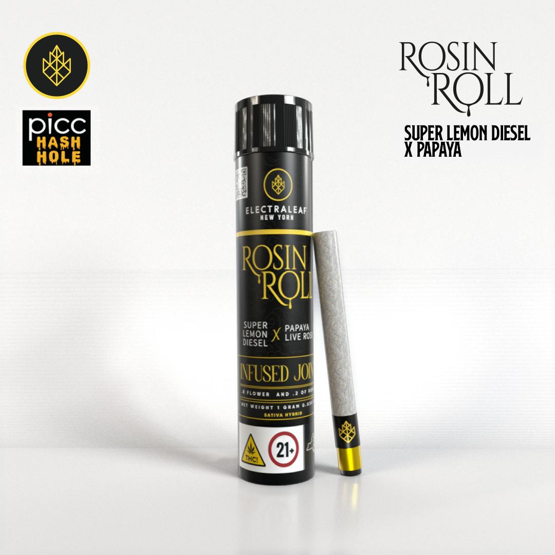 Electraleaf | Super Lemon Diesel x Papaya Live Rosin | Infused Pre-Roll | 1g