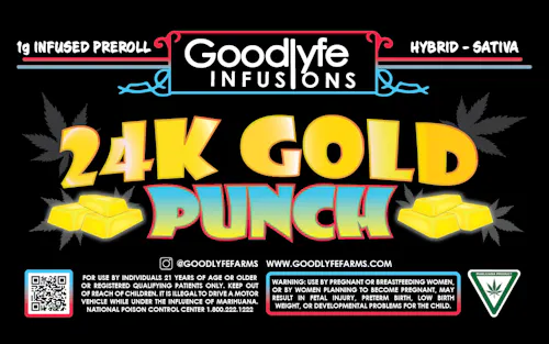 24K Punch Infused Pre-Roll | 1g-active