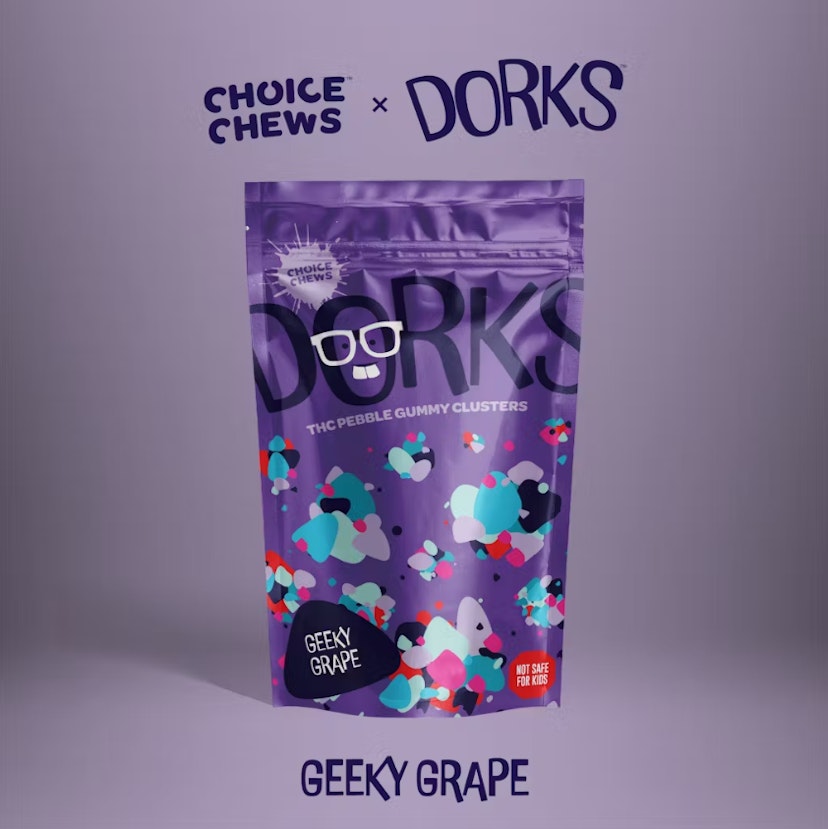 Choice | 200mg Dork Gummies | Geeky Grape