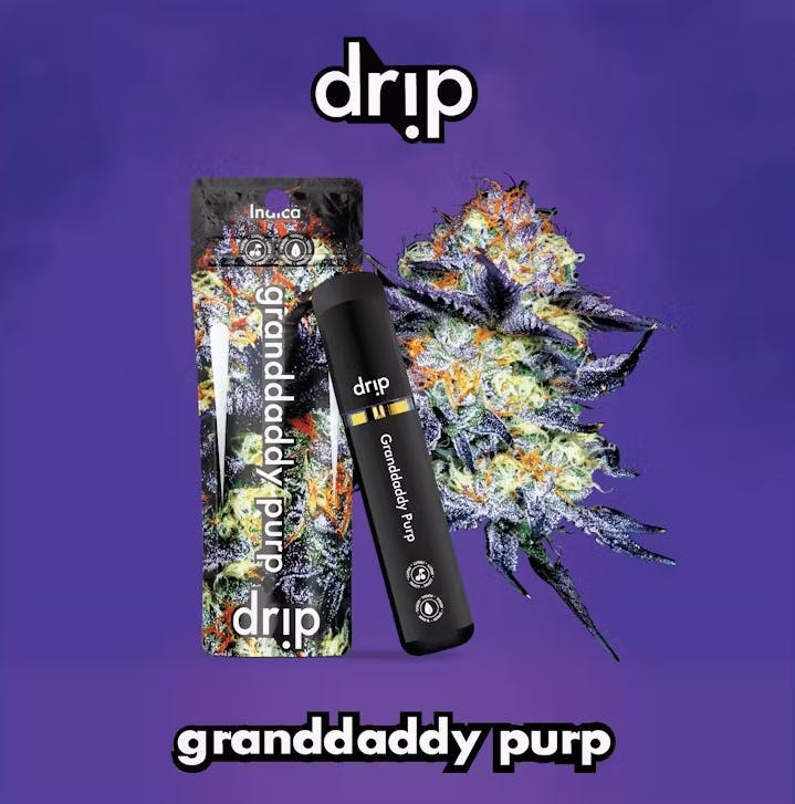 Product: Drip | Granddaddy Purp 2g Disposable