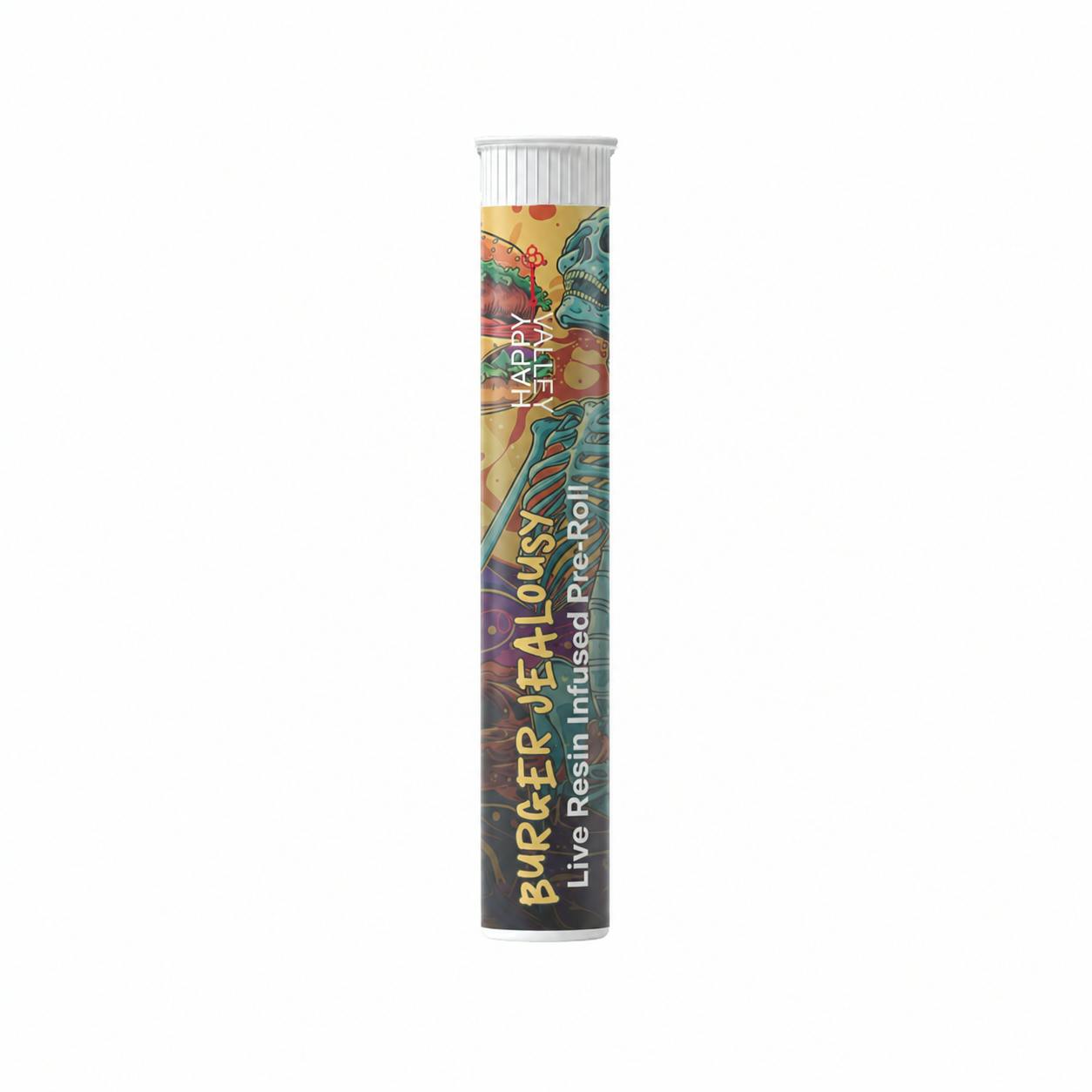 Happy Valley - Live Resin Infused Pre-Roll 1.2g - Burger Jealousy